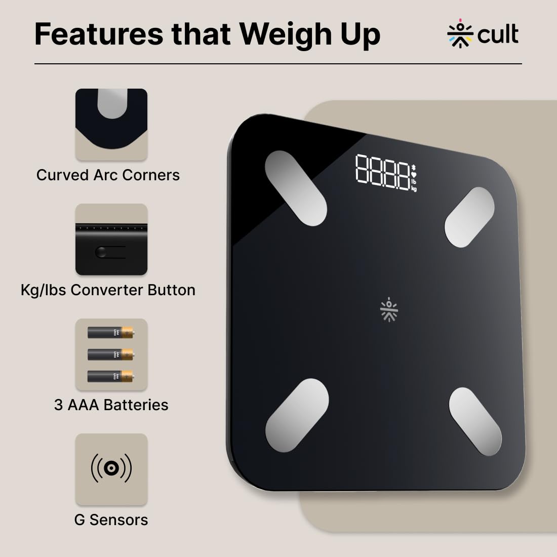 Cult Smart Body Fat Scale