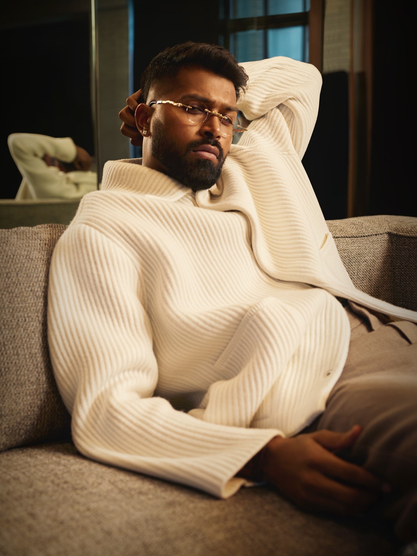 Regular Fit Polo-neck jumper