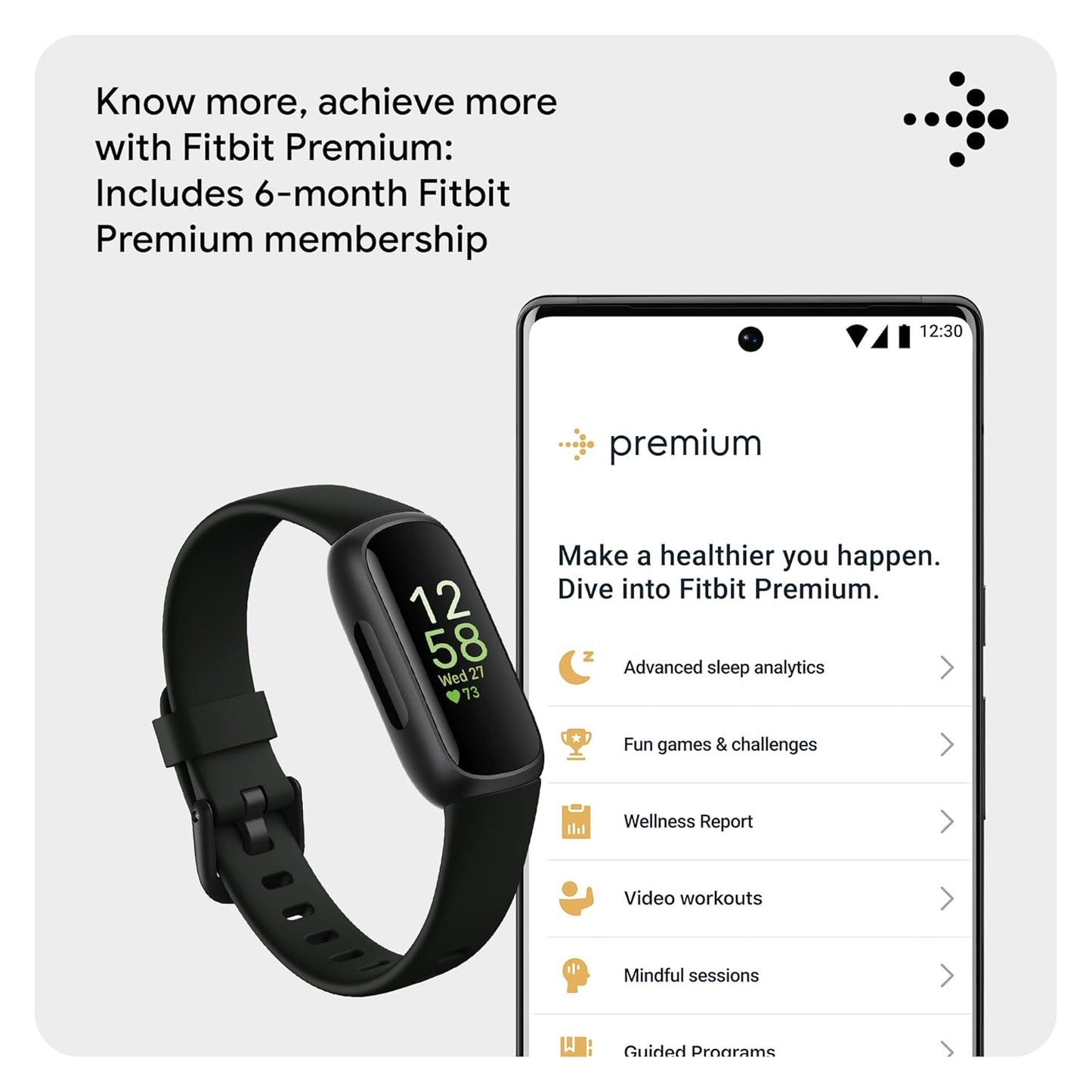 Fitbit Inspire 3 Health & Fitness Tracker
