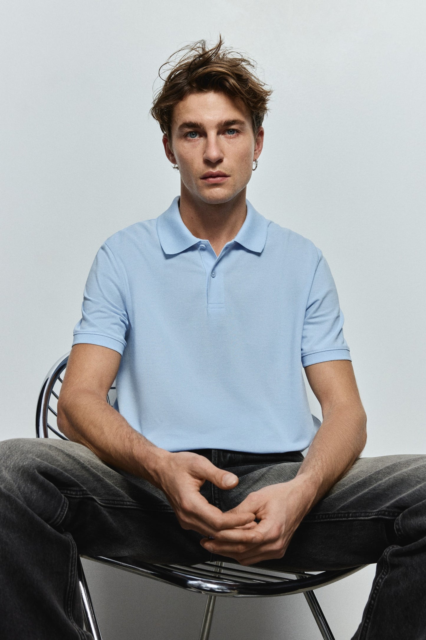 Regular Fit Piqué polo shirt