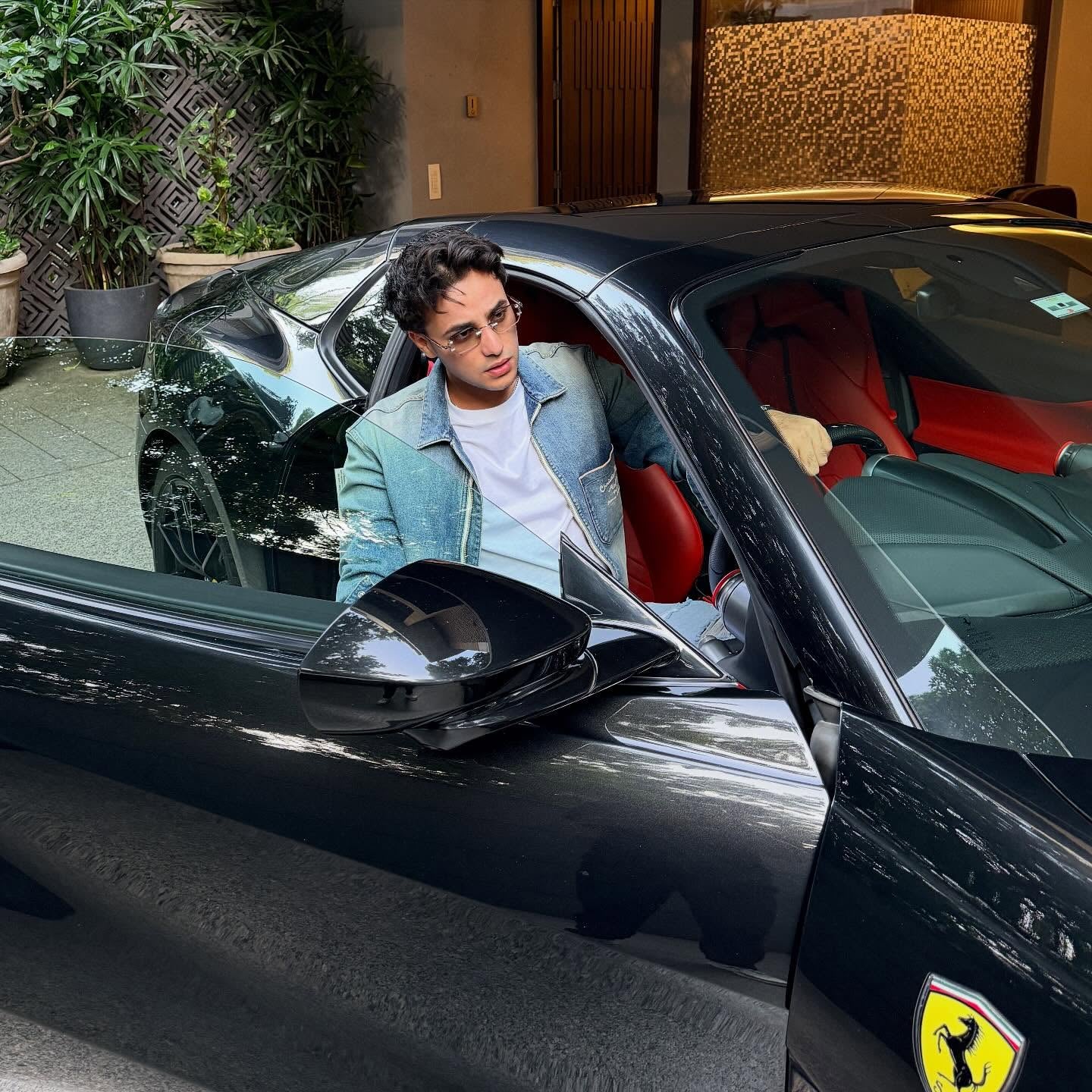 Fit Solid Jacket GAP Blue Cotton Relaxed