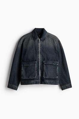 Loose Fit Denim worker jacket