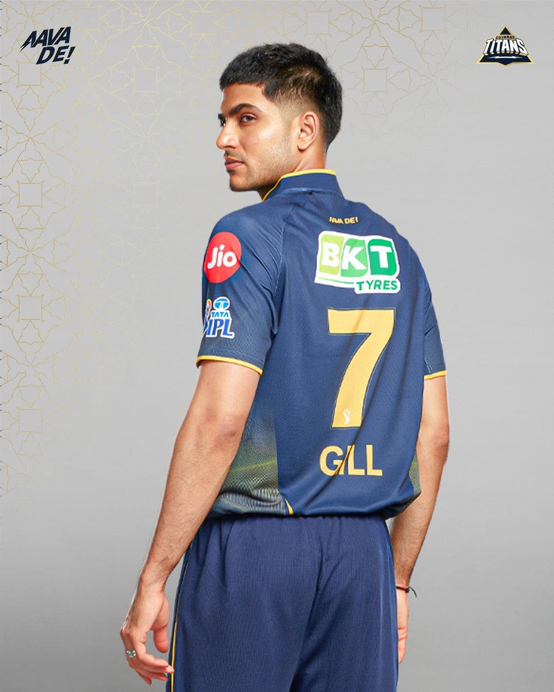 PlayR Gujarat Titans Official Match IPL 2025 Adult Edition Jersey