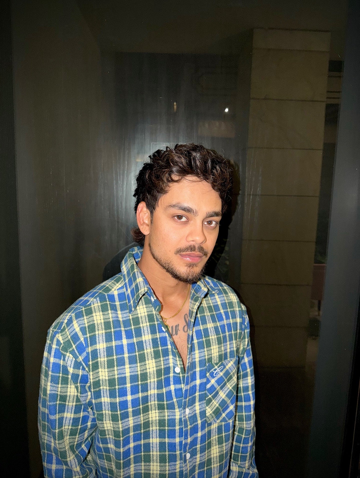 Spykar Amber Yellow Cotton Regular Slim Fit Checks Shirt